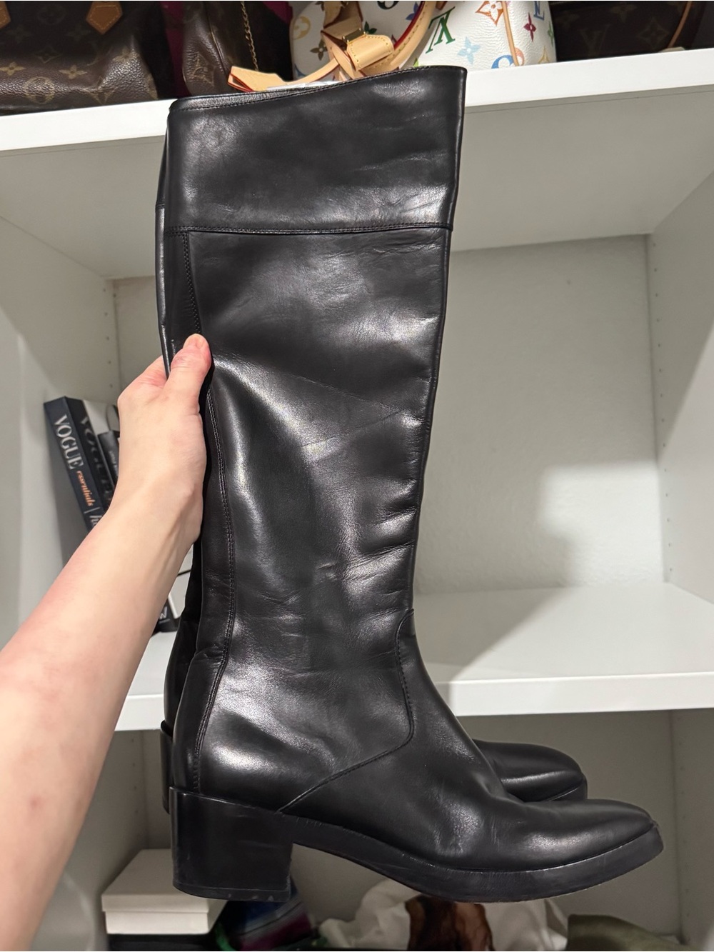 Balenciaga Black Leather Boots